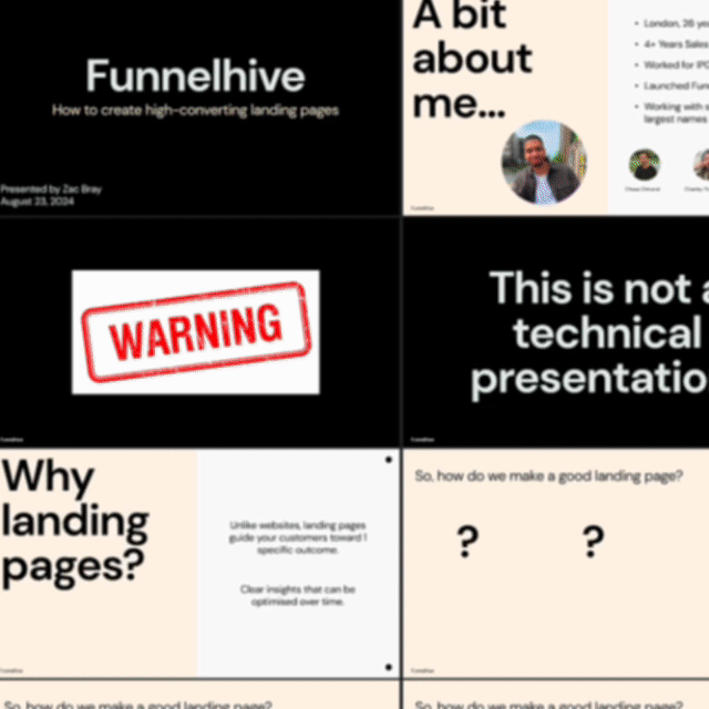 Building Landing Pages that Convert with Zac Bray