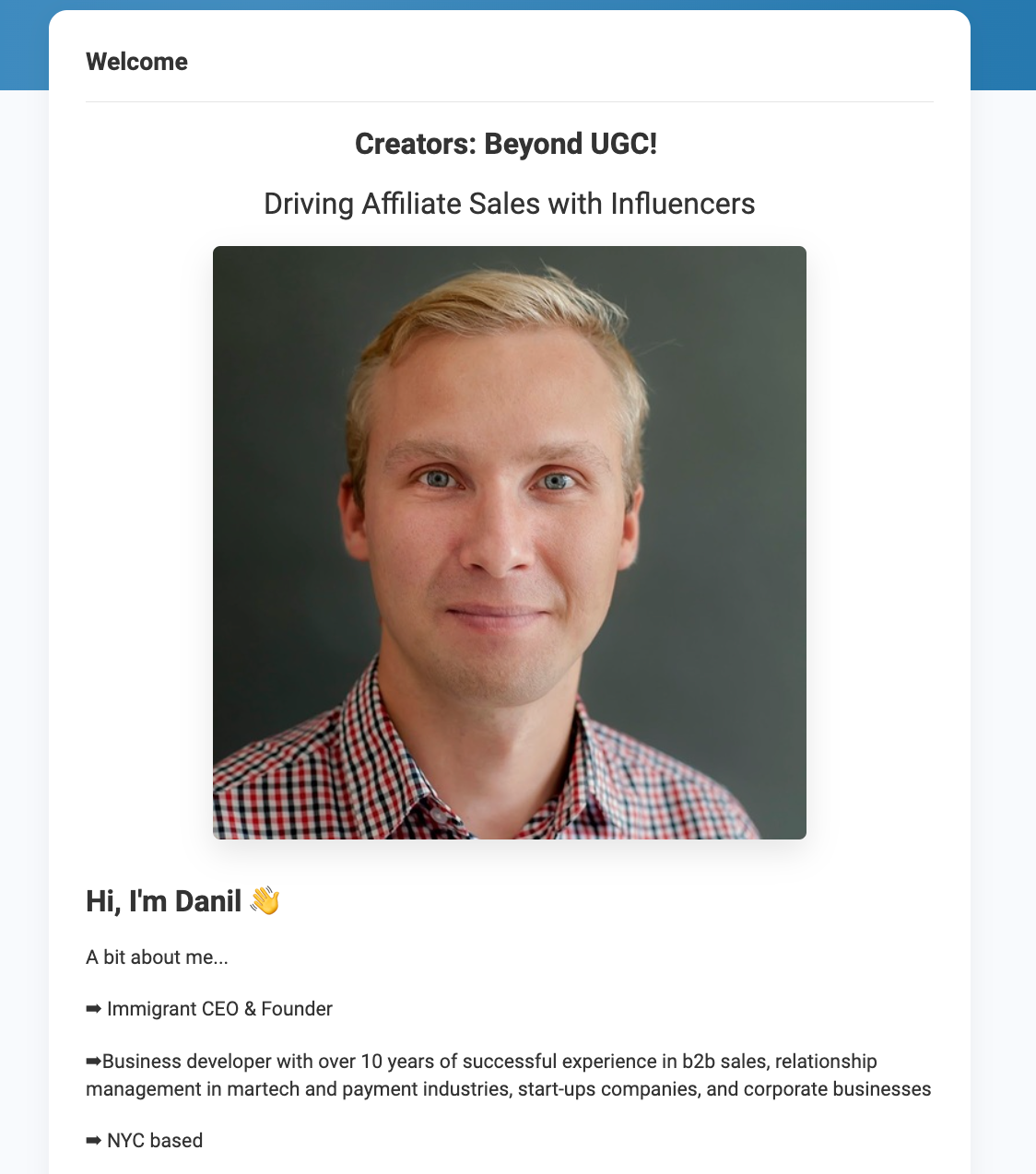 Creators: Beyond UGC with Danil Salukov