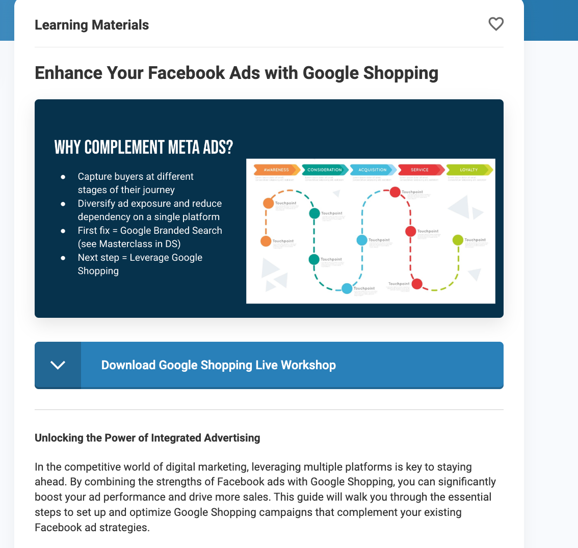 Enhancing Facebook Ads with Google Shopping with Raoul van Heerden