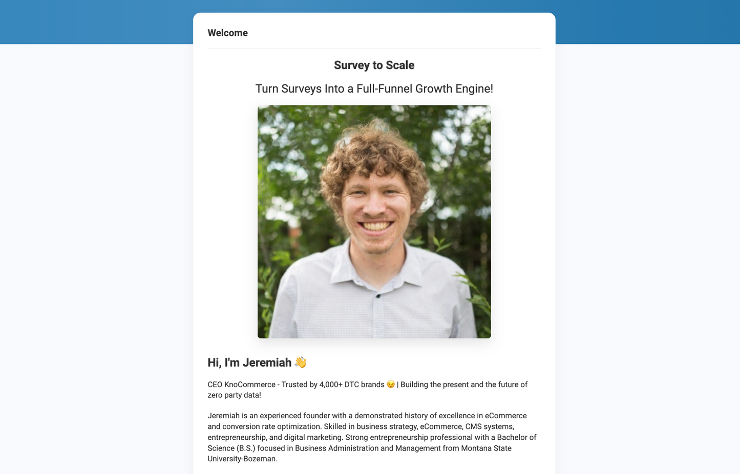 How to Survey Consumers to Scale with Jeremiah Prummer