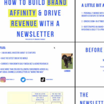 Drive More Revenue with a Newsletter with Marketing Max [Masterclass Bundle]